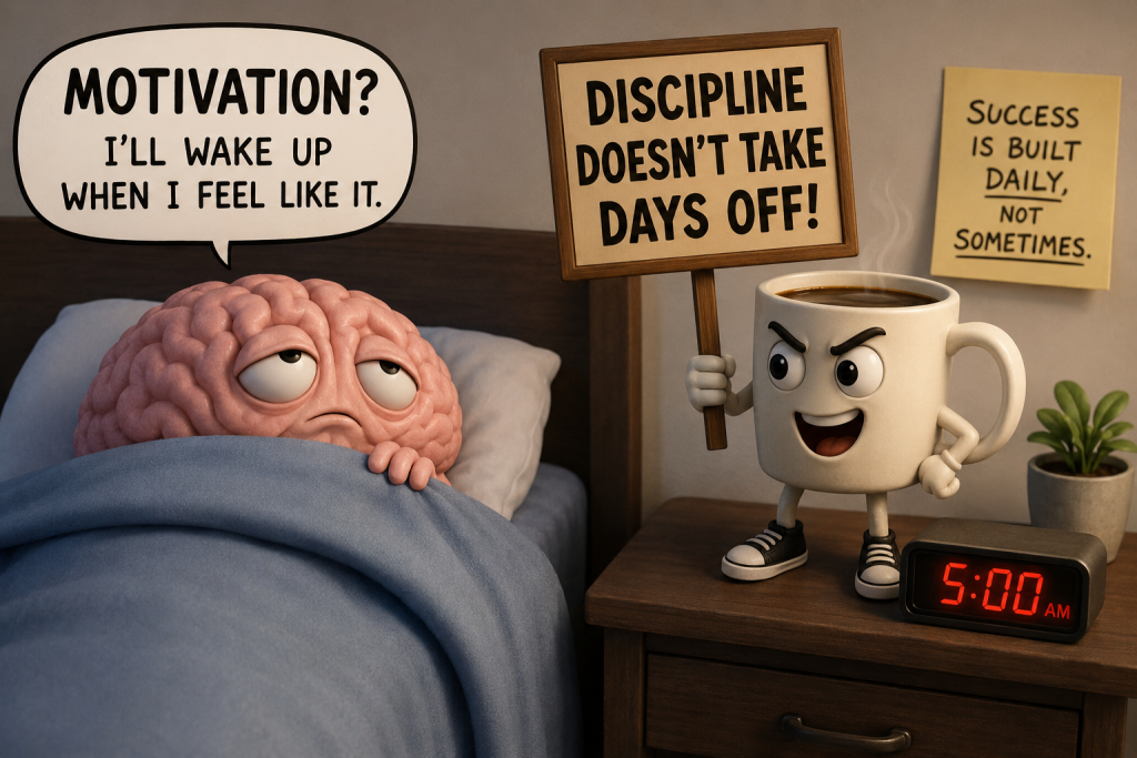 The Motivation Myth discipline over motivation
