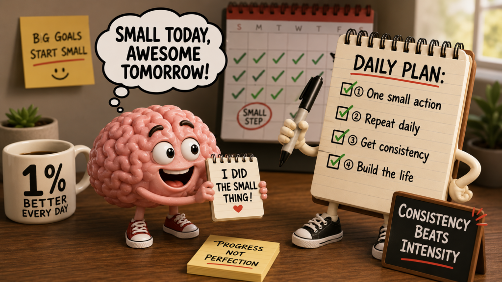 discipline over motivation The Power of Small Actions