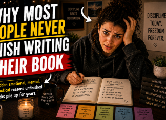 Why Most People Never Finish Writing Their Book why people dont finish books