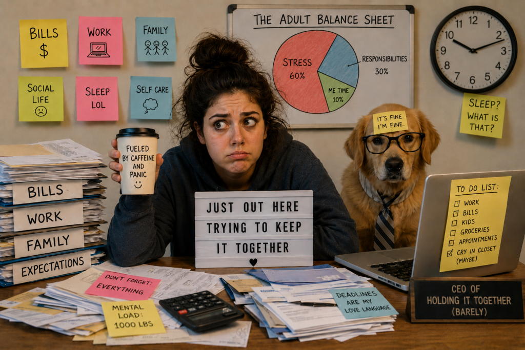 The Pressure to Keep Everything Together The Pressure to Keep Everything Together - being an adult