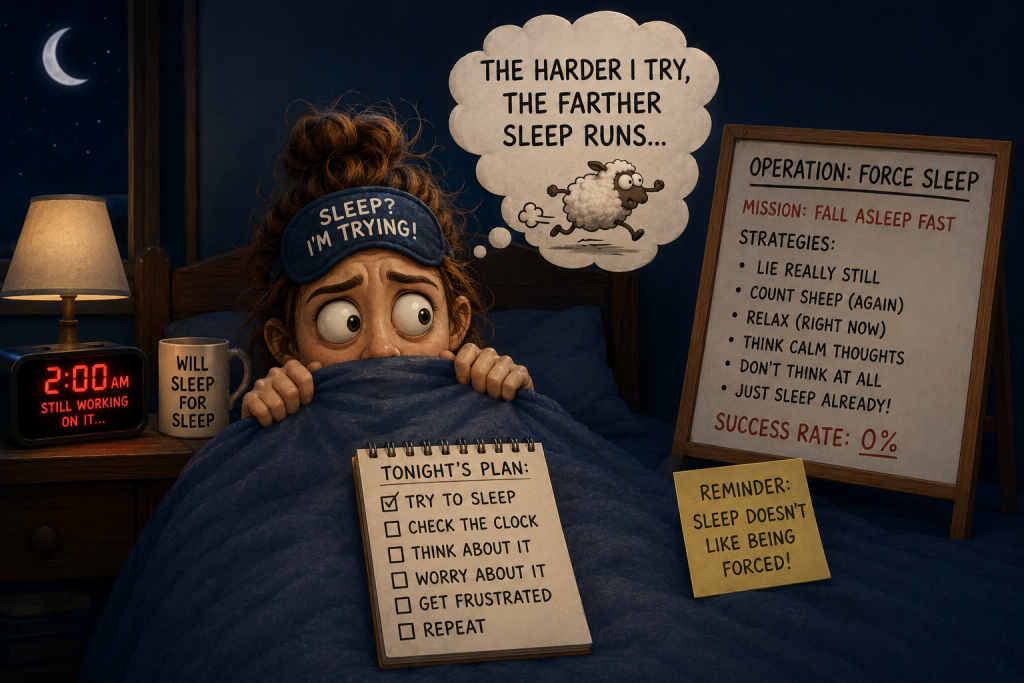 Why Sleep Becomes Harder When You Try to Force It Why Sleep Becomes Harder When You Try to Force It