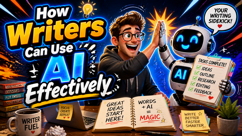 How Writers Can Use AI Effectively How Writers Can Use AI Effectively