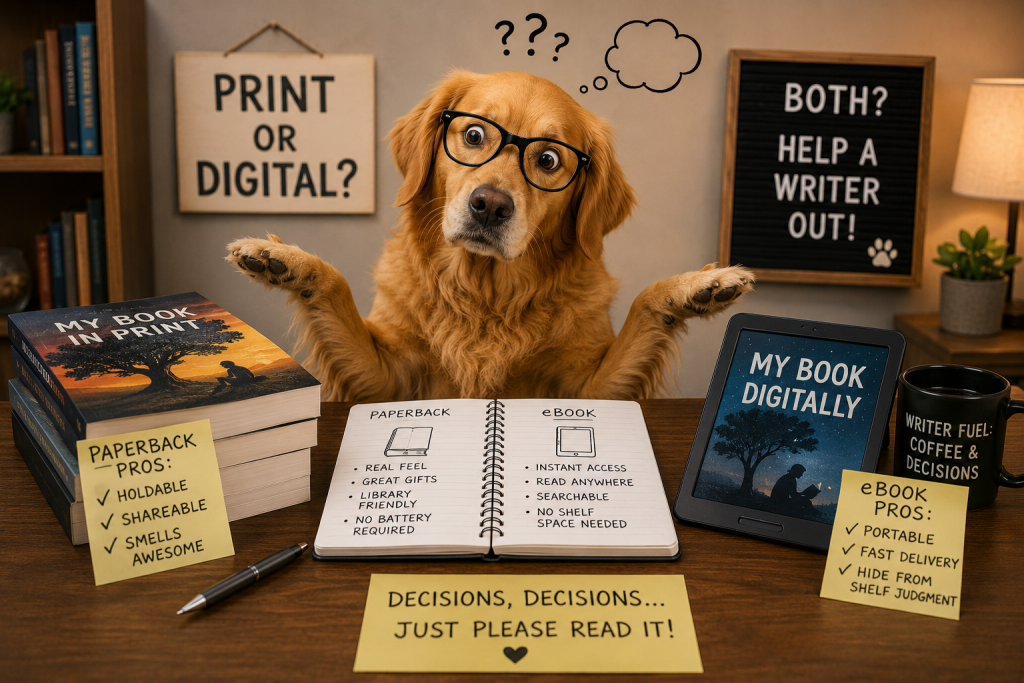Print vs eBook Publishing KDP publishing guide